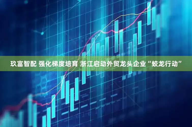 玖富智配 强化梯度培育 浙江启动外贸龙头企业“蛟龙行动”